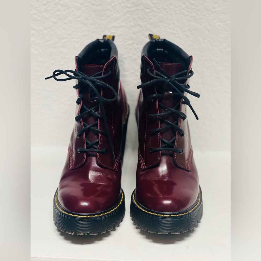 Rare collectors Dr. Marten heels, cherry red. EU39